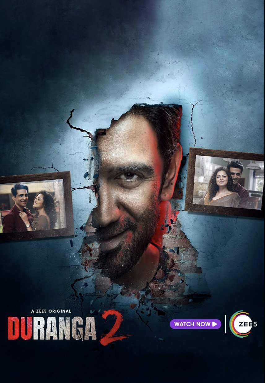 Duranga Season 2 official poster featuring Rajesh Khattar