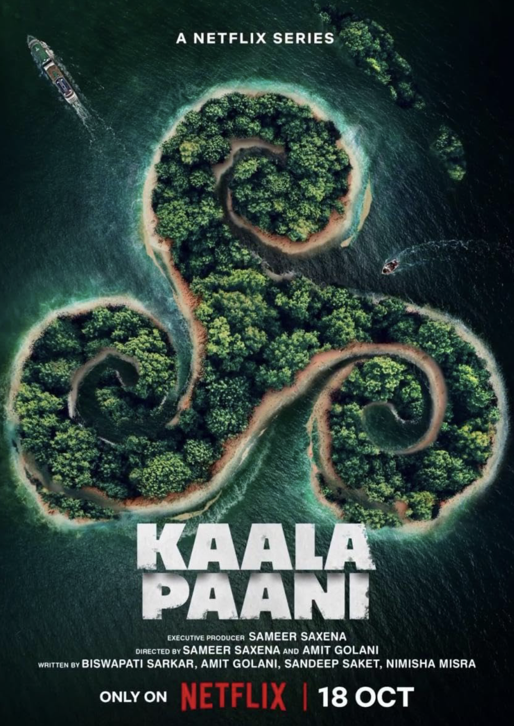 Kaala Paani official poster featuring Rajesh Khattar