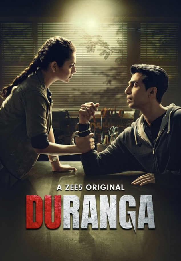 Duranga Season 1 official poster featuring Rajesh Khattar