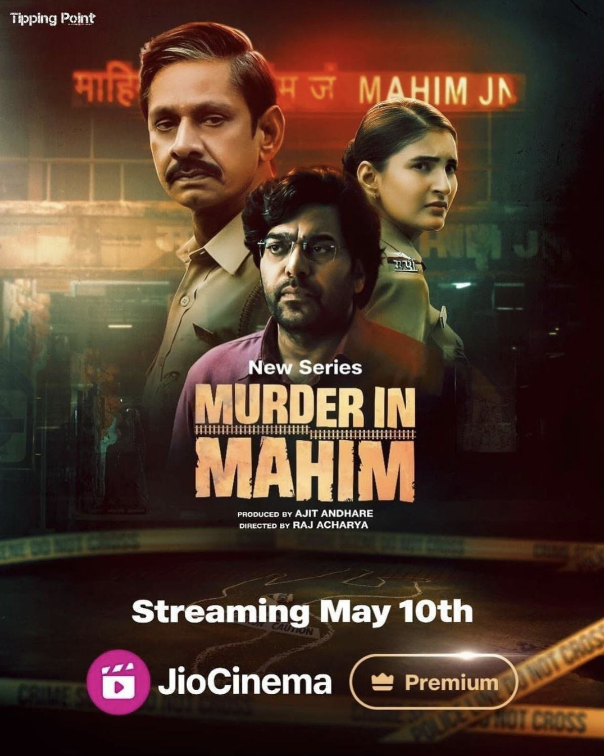 Murder in Mahim official poster featuring Rajesh Khattar
