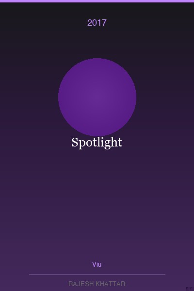 Spotlight official poster featuring Rajesh Khattar